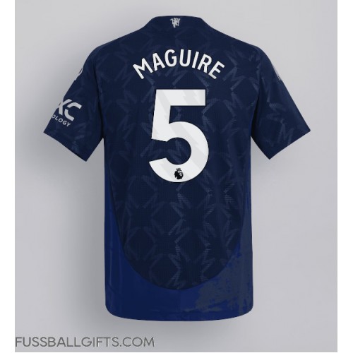 Manchester United Harry Maguire #5 Fußballbekleidung Auswärtstrikot 2024-25 Kurzarm